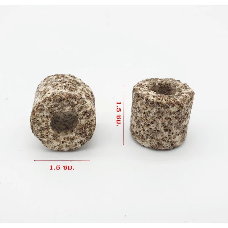 หินดูดกลิ่นตู้ปลา​ 5 ชิ้น 5บาท หินกรองตู้ปลา Ceramic Ring เซรามิค ริง สำหรับกรองน้ำบ่อปลา มีรูพรุน/ผิวเรียบ thumbnail 9