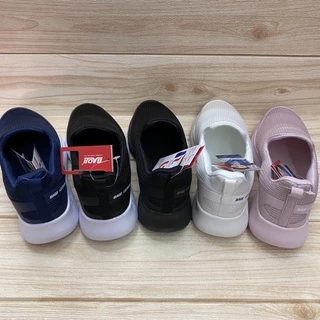 Baoji BJW 729 รองเท้าสลิป-ออน (37-41) สีดำ/ดำขาว/ขาว/ครีม/ม่วง ซซ