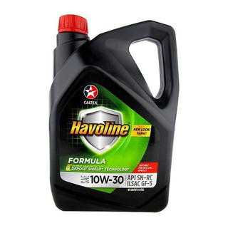 💦 CALTEX น้ำมันเครื่อง HAVOLINE FORMULA 10W-30 4 ลิตร 💦 WW