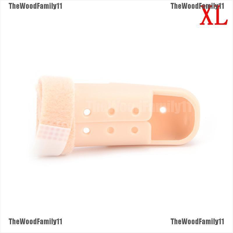 TWF 6 Sizes Plastic Finger Injury Protector Support Brace Splint Joint ...