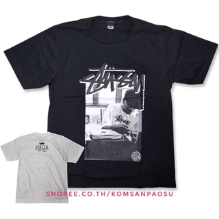 คอตต้อนคอกลม✐✸เสื้อยืด stussy skateboard j.dillaS-5XL