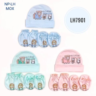 Sale 9.9 หมวก ถุงมือ ถุงเท้า เด็กแรกเกิด ผ้า Soft cotton แบรนด์ little home baby  พร้อมส่ง