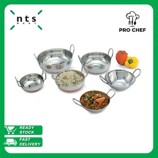 PRO CHEF ชาม Kadai สแตนเลส PRC1-TK-KD