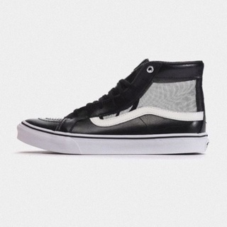 VANS™ รองเท้าแวนส "OFF THE WALL" Sk8-Hi (Mesh) Black Womens ตัวสุดท้าย เบอร์ไซส  37