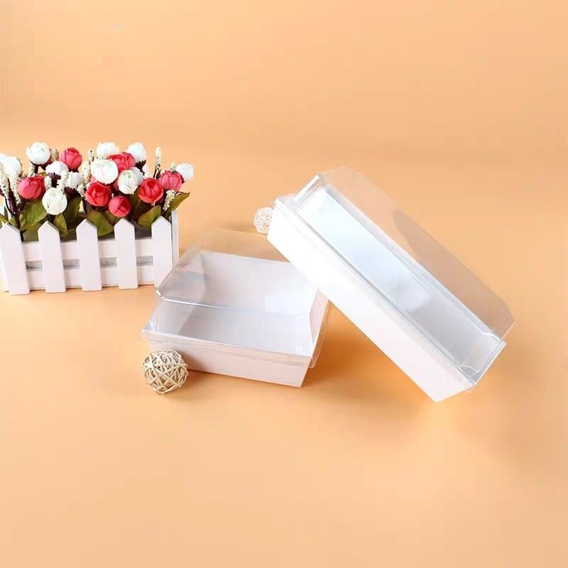 400ML SQUARE WHITE BURGER & SANDWICH BOX 5 ชิ้น