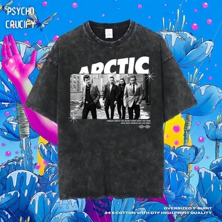 Psycho Crucify "ลิงอาร์กติก Do I Wanna Know?" เสื้อยืด ขนาดใหญ่ | เสื้อเชิ้ต Alex Turner | เสื้อยืด ขนาดใหญ่ | สไตล์วินเ