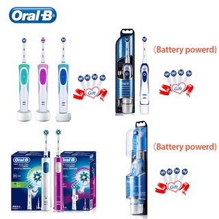 Oral B แปรงสีฟันไฟฟ้า หมุนได้ 100% กันน้ํา 2d พร้อมส่ง