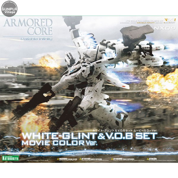 Kotobukiya Armored Core White-Glint & V.O.B Set Movie Color Ver ...