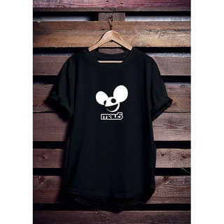 เสื้อยืดผ้าฝ้าย เสื้อยืด พิมพ์ลาย Deadmau5 Motif Distro สําหรับผู้ชาย และผู้หญิง