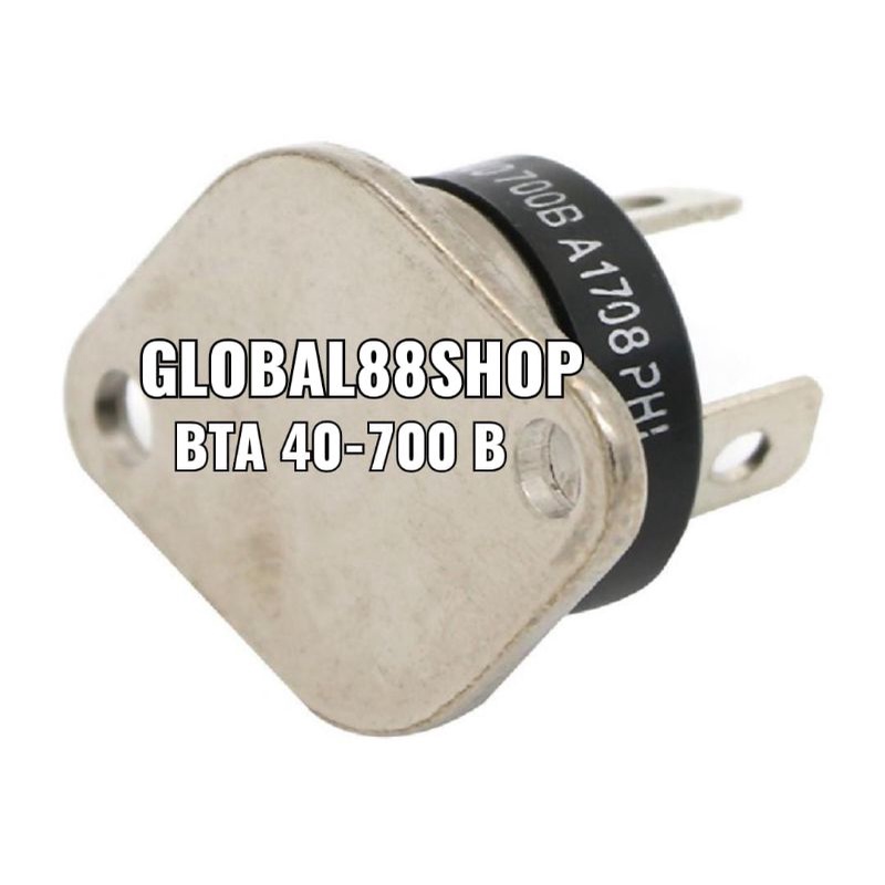 BTA40700B BTA40-700B BTA40 700B BTA 40700B BTA 40-700B BTA 40 700B TRIAC GATE TRIGGER 1.5V 100MA 3-P