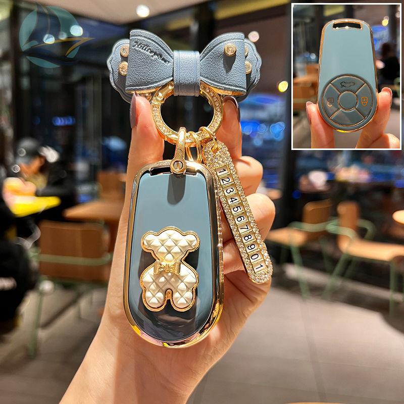 Ora good cat ปลอกหุ้มกุญแจ ตัวเมีย น่ารัก 22-2025 Great Wall Ora good cat GT ปลอกหุ้มกุญแจรถ หัวเข็ม