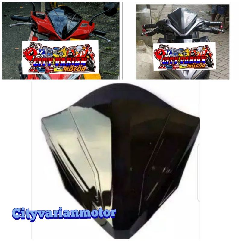 Visor Beat F1 ESP ฉีด Vario 150 ใหม่ 2018 Beat Vario 125 150 ใหม่ Beat Karbu Vario 125 150 LED