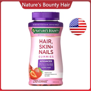 (Exp.06/2024)Natures Bounty Hair, Skin and Nails Advanced, 230 Gummies