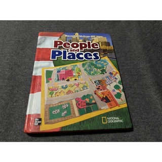 หนังสือ ENG. - (2ndhand book) People and Places - Mcgraw-Hill Social Studies