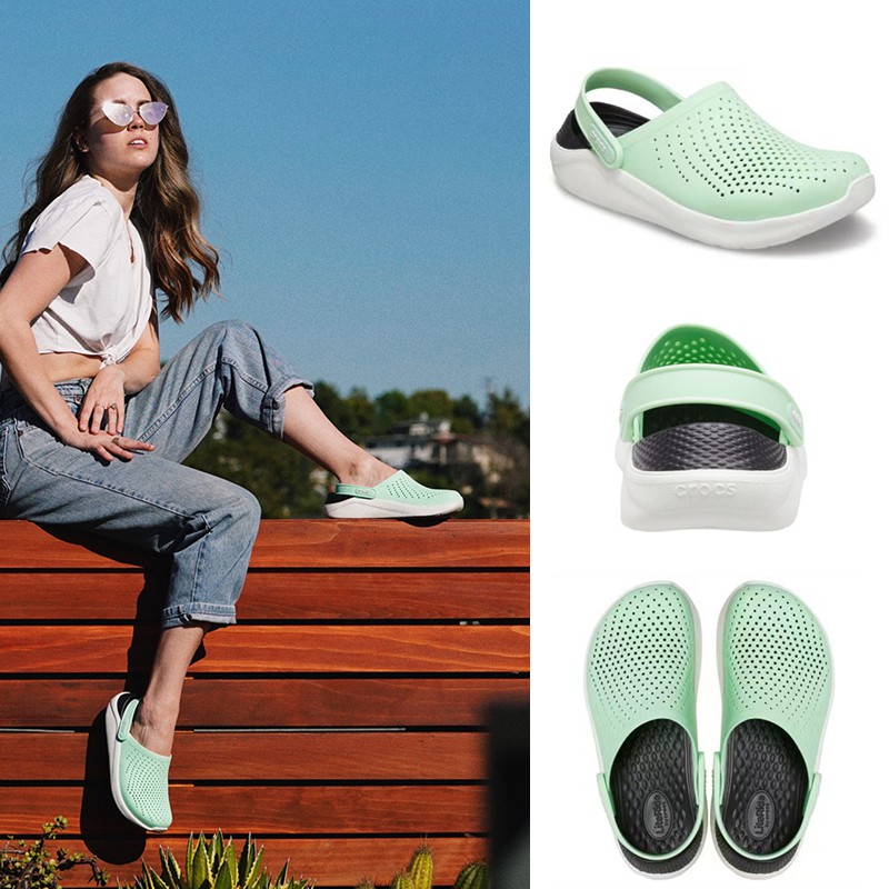 Crocs LiteRide Clog แท้ หิ้วนอก ถูกกว่าshop รองเท้าแตะแบบสวม รับประกันการจัดส่ง48ชั่วโมง