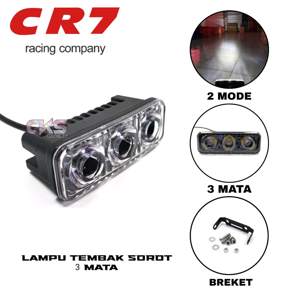 MATA LED Spotlight E03 Cree Spotlight 3 ตา 9 วัตต์หมอกรถจักรยานยนต์รถ E03R Worklight Foglamp Fogligh