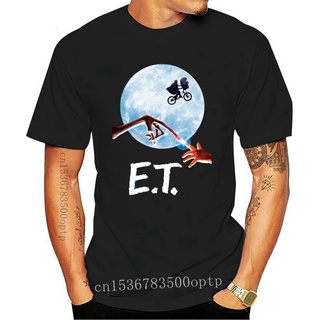 เสื้อยืดวินเทจใหม่ E.T 1982 เสื้อยืดผ้าฝ้าย 100% พิมพ์ลายภาพยนตร์แฟนตาซี ไซซ์ S-5XL สําหรับผู้ชาย G0357S-5XL