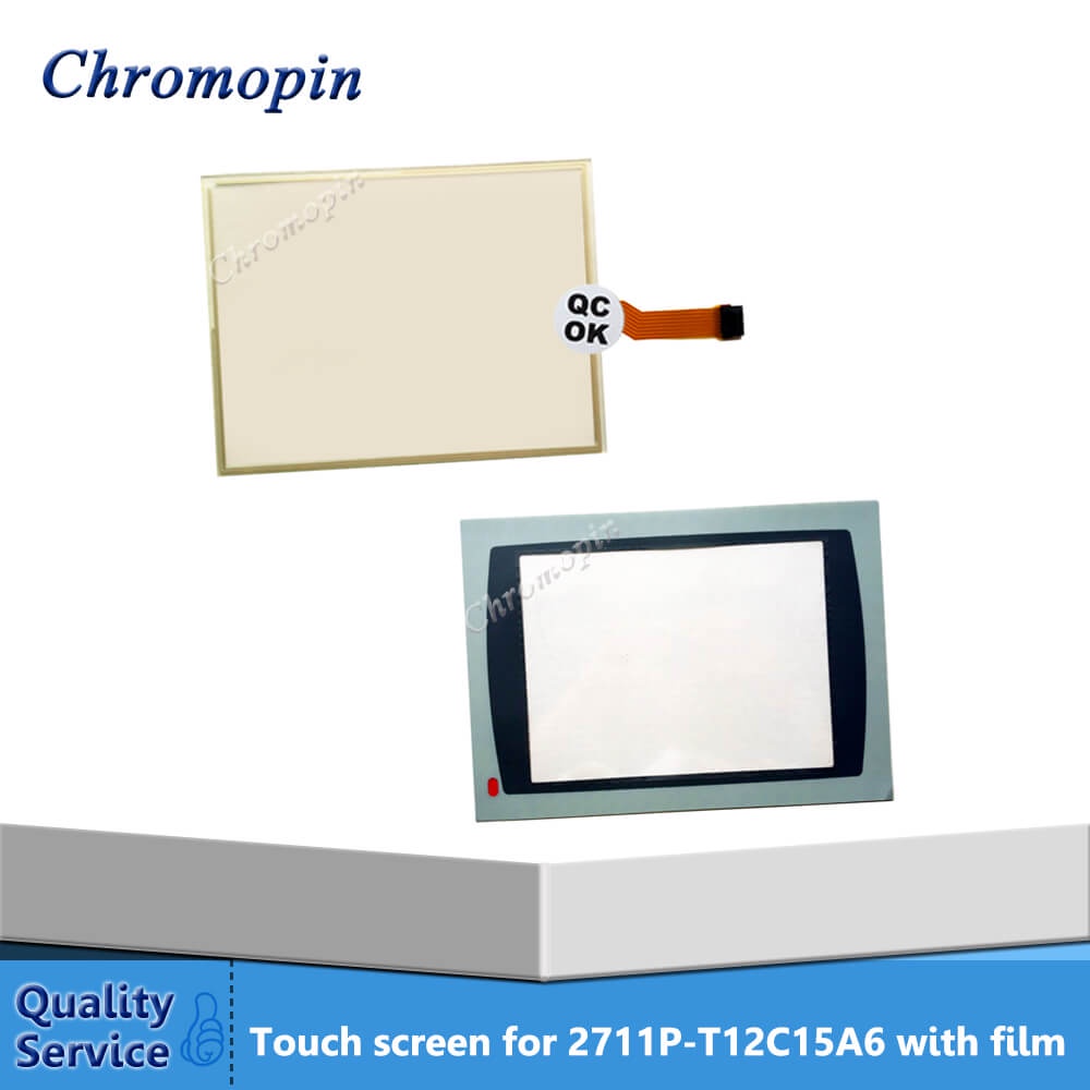 แผงหน้าจอสัมผัสสําหรับ AB PanelView Plus 1250 2711P-T12C15A6 2711P-T12C6D1 2711P-T12C6D2 2711P-T12C4