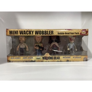 Funko The Walking Dead Mini Wacky Wobbler Set (4-Piece)