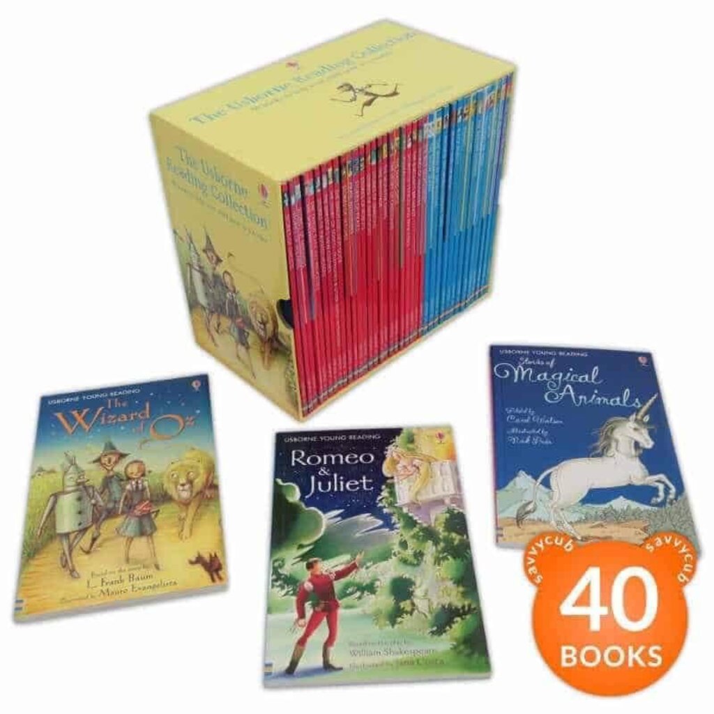 (พร้อมส่ง) The Usborne Reading Collection 40 เล่ม หนังสือนิทานภาษา ...
