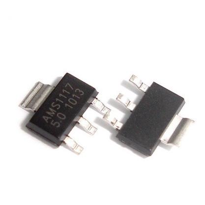 ( 10 ) Ams 1117-5 . 0 5 V Ic ชิป Sot - 223