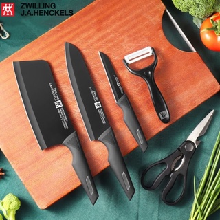 พร้อมส่ง เกรดพรีเมียมแบรนด์ สินค้านำเข้า5in1 Zwilling j.a.henckels Kitchen knife ชุดมีดเครื่องครัวมืออาชีพ