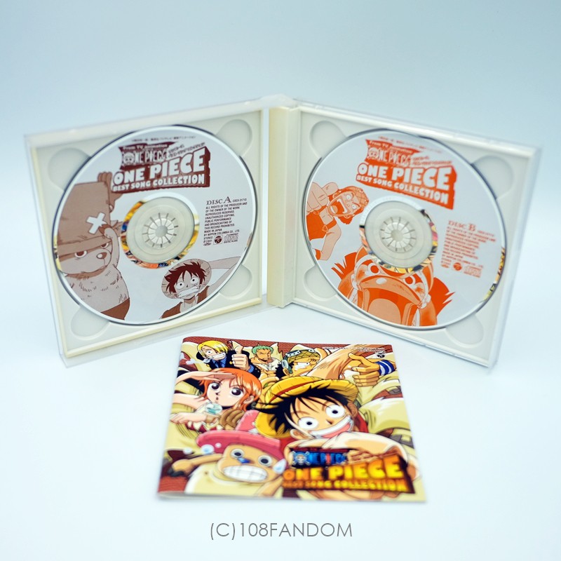 Cd Tv Soundtrack One Piece Best Song Collection Shopee Thailand