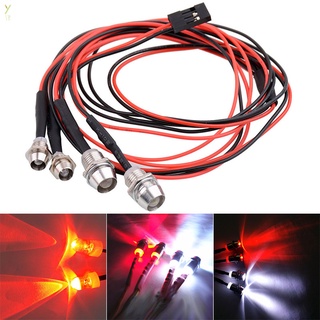 FAST| RC LED Night Headlamps Headlights 3/5mm LED Light for Model Drift Crawler Car