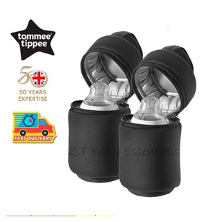 2X Tommee Tippee กระเป๋าใส่ขวดนม มีฉนวนกันความร้อน 5 ออนซ์ - 8 ออนซ์ 2 ชิ้น