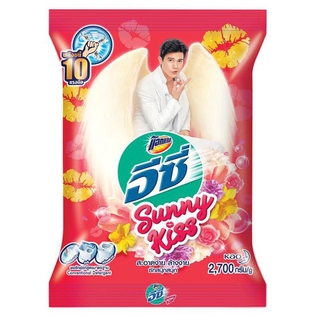 ถูกที่สุด✅  แอทแทค อีซี่ ซันนี่คิส ผงซักฟอก สูตรมาตรฐาน 2700 ก. ATTACK Easy Sunny Kiss Laundry Detergent 2700 g.