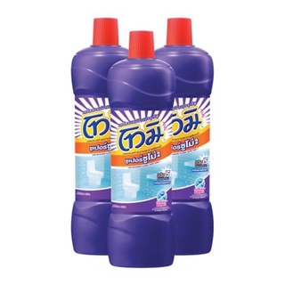 น้ำยาล้างห้องน้ำโทมิ ซูเปอร์ซูโม่ 2 850 มล. สีม่วง แพ็ก3 . BATHROOM CLEANER TOMI SUPER SUMO 2 850ML PACK3