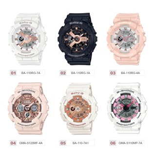 Casio นาฬิกาผู้หญิง baby-g vibrato 2018 รุ่น จำกัด นักเรียนของแท้นาฬิกาอิเล็กทรอนิกส์ BA-110RG ของแท้