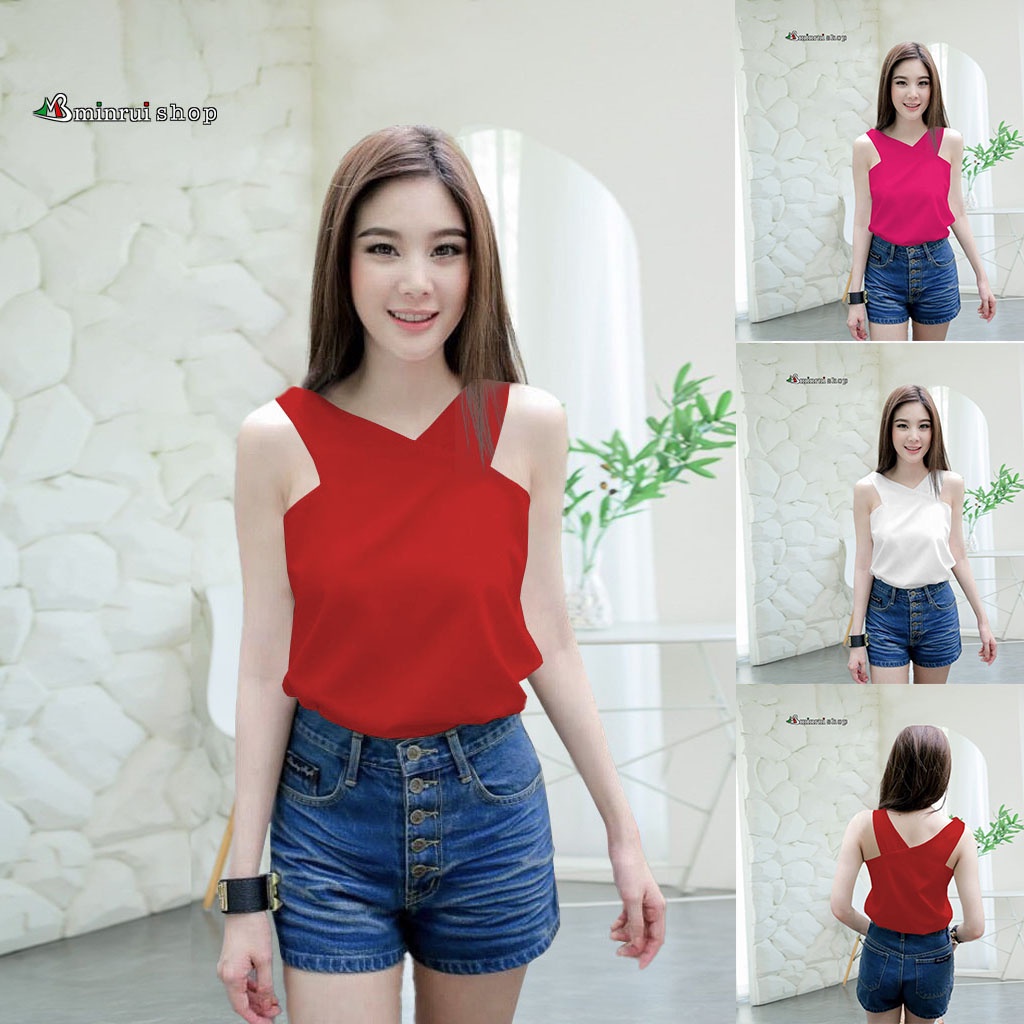 สายเดี่ยว อก36นิ้ว ความยาว24นิ้ว สีตามเสื้อถ่ายรูปตัวจริงนะครับ ใส่สวยมากๆ