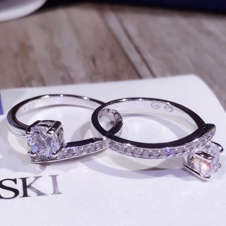 Fashion S925 silver main diamond Lady Ring wedding jewelry