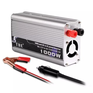 TBE Inverter 12V 1000W หม้อแปลงไฟรถเป็นไฟบ้าน DC 12V to AC220V