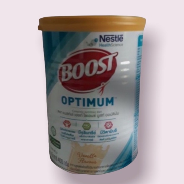 Boost Optimum อาหารเสริม นิวเทรน ออปติมัม 400 กรัม Exp.25/10/2021