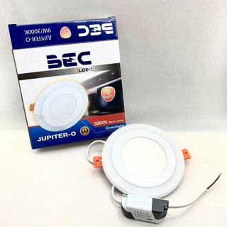 ดาวน์ไลท์ LED BEC JUPITER-O 9 วัตต์ 3000K วอร์มไวท์ อะลูมิเนียม/พลาสติก 5" กลม สีเหลืองเข้ม โปรโมชั่นสุดคุ้ม (รับประกัน1