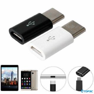 (top 3 c 01) อะแดปเตอร์แปลงสายชาร์จโทรศัพท์มือถือ otg android micro usb แปลง type - c