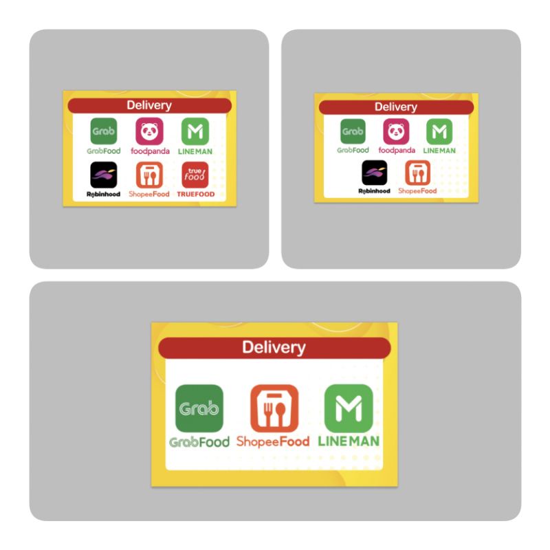 ไวนิล สั่งอาหาร สีสวย ทนแดด ทนฝน เจาะตาไก่ฟรี จัดส่งเร็ว 1-3 วัน