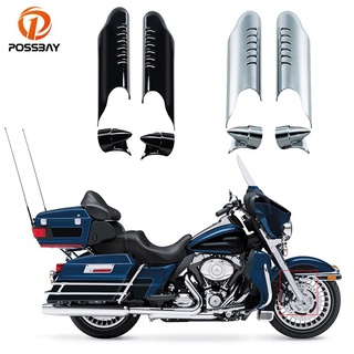 [พร้อมส่ง] ฝาครอบป้องกันตะเกียบหน้ารถมอเตอร์ไซค์ สําหรับ Harley Touring Electra Glide Classic FLHTC 2000–2005 2007–2013