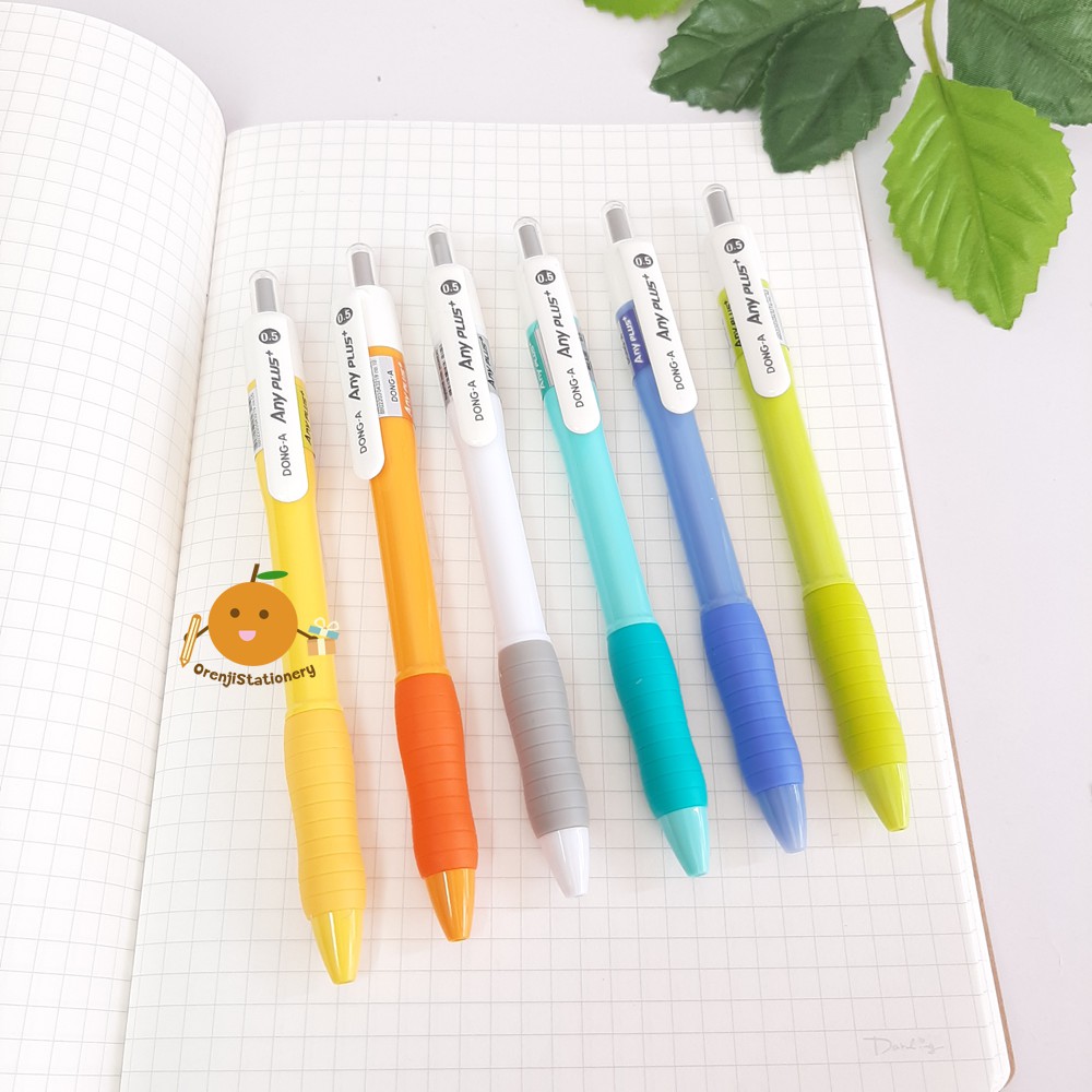 ปากกาลูกลื่น ANYPLUS DONG-A 0.5mm.หมึกน้ำเงิน (ราคาต่อ 12 ด้าม)