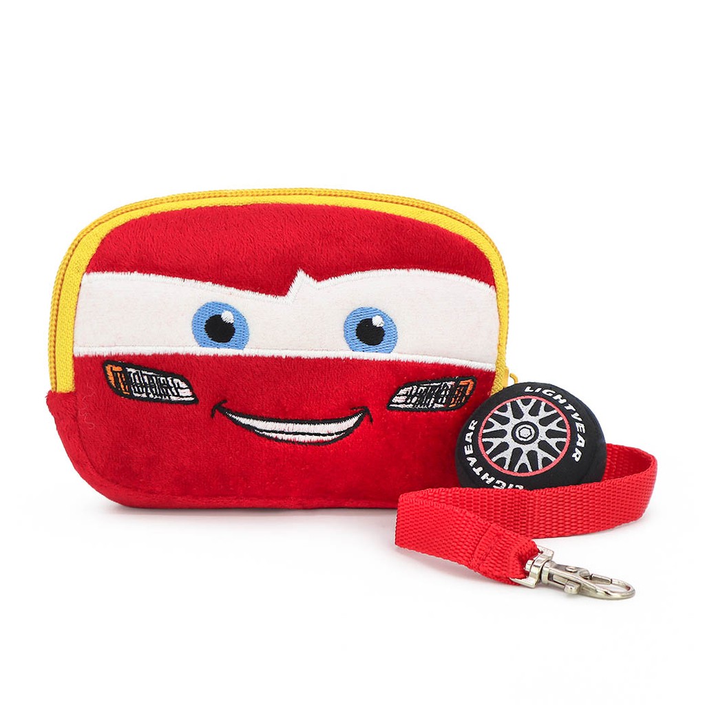 Disney Pixar ลิขสิทธิ์แท้ ตุ๊กตา กระเป๋า แมคควีน Lightning Mcqueen