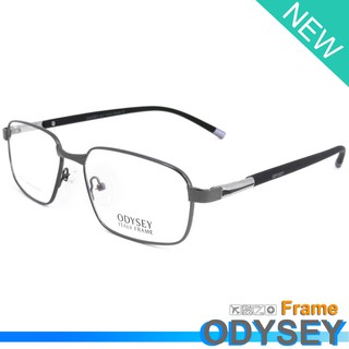 Odysey แว่นตา รุ่น 4274 C-3 สีเทา กรอบเต็ม ขาสปริง วัสดุ สแตนเลส สตีล (สำหรับตัดเลนส์) กรอบแว่นตา Eyeglasses