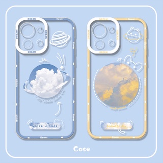 เคสสำหรับ Infinix Note 30 5G VIP 12 G88 G96 11S 11 Pro Hot 30 30i 20s 20 20i 12 9 Play Hot10 Hot 11S NFC 11 Play 10i 10 Hot9Play Smart 7 6 Smart6 HD 5 Note 10 Pro 8 Case Soft Cover กันกระแทก Cloud Planet