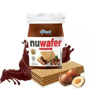 Nuwafer#เวเฟอร์สอดไส้ช็อคโกแลตเฮเซลนัท...1 ห่อ 130 กรัม