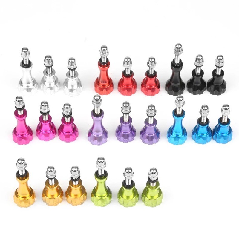 GoPro CNC Screw Set (3 pcs) ชุดสกรู อลูมิเนียม สำหรับ GoPro Action Camera - รูปที่ 5