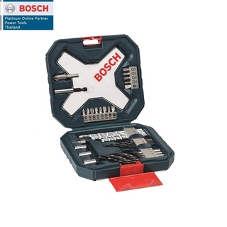 BOSCH ชุดดอกไขควงและดอกเจาะ  X-Line 34 ชิ้น สีน้ำเงิน