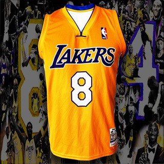 เสื้อบาส เสื้อบาสเกตบอล NBA LA.Lakers เสื้อทีม แอลเอ เลเกอร์ส #BK0007 รุ่น Classic Kobe Bryant #8 ไซส์ S-5XL