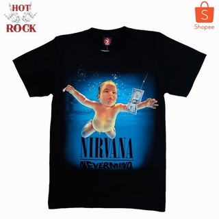 เสื้อยืดคอกลมเสื้อวง Nirvana รหัส TDM 1415 เสื้อวงดนตรี เสื้อวงร็อค เสื้อนักร้องS-4XL