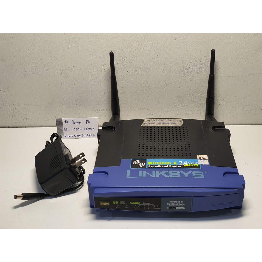 Linksys รุ่น WRT54GL Broadband Router WiFi 2.4Ghz 54Mbps